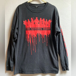 The  Hateful Eight Graphic Shirt Black Movie Promo Tee 2015 Sz M